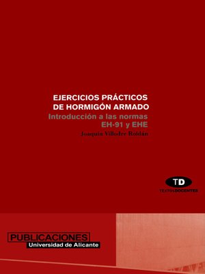 cover image of Ejercicios prácticos de hormigón armado